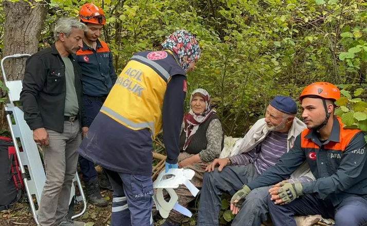 Doğanhisar’da Kaybolan Yaşlı Çift AFAD Koordinasyonunda Sağ Olarak Kurtarıldı