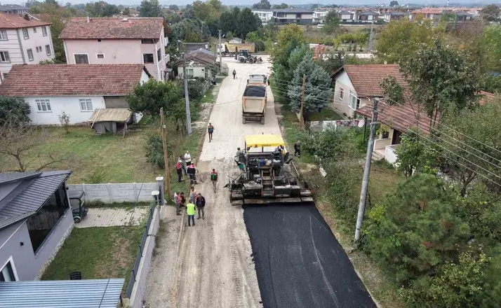 Düzce’de 48 bin ton asfalt döküldü
