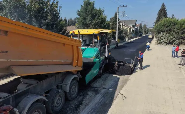 Düzce’de alt yapı sonrası asfalt
