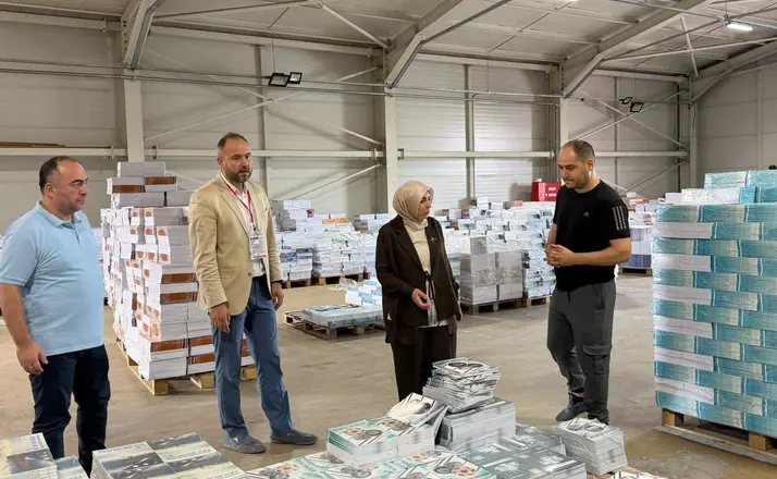 Düzce’de ders kitaplarının dağıtım süreci incelendi
