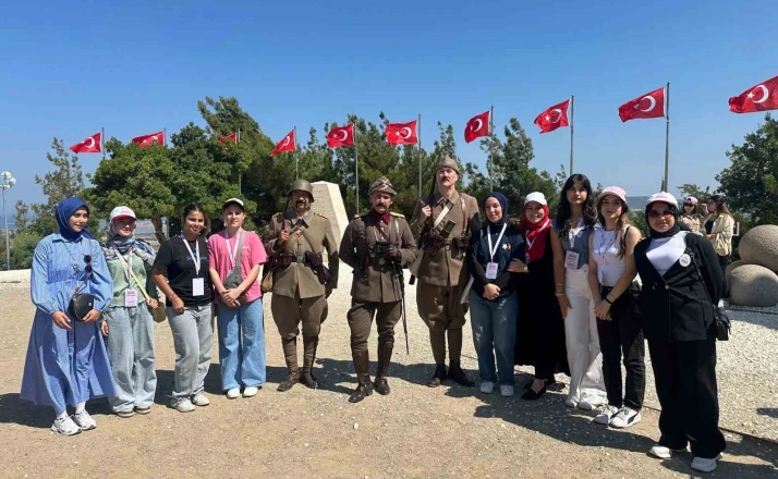 Düzceli gençler Çanakkale ruhunu yerinde yaşadı 