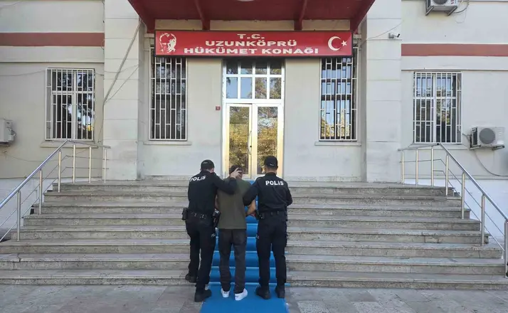Edirne’de cinayet şüphelisi kısa sürede yakalandı
