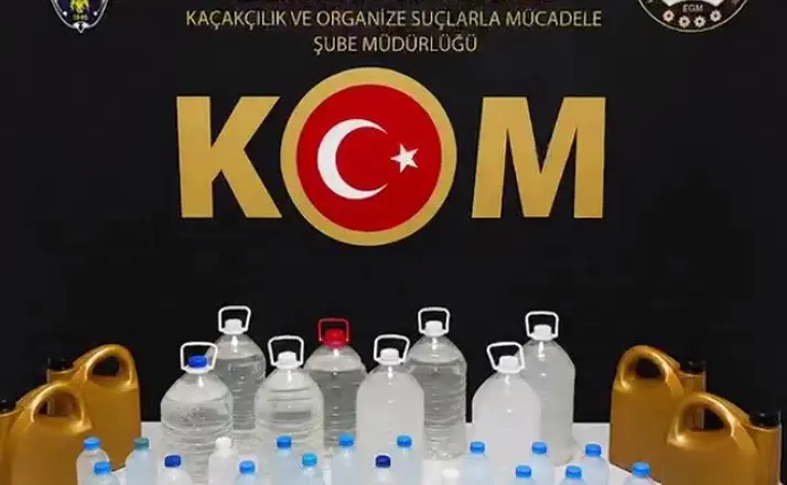 Edirne’de sahte içki operasyonu
