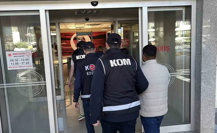 Edirne’de tefecilik operasyonunda 2 tutuklama, 2 şüpheliye ev hapsi
