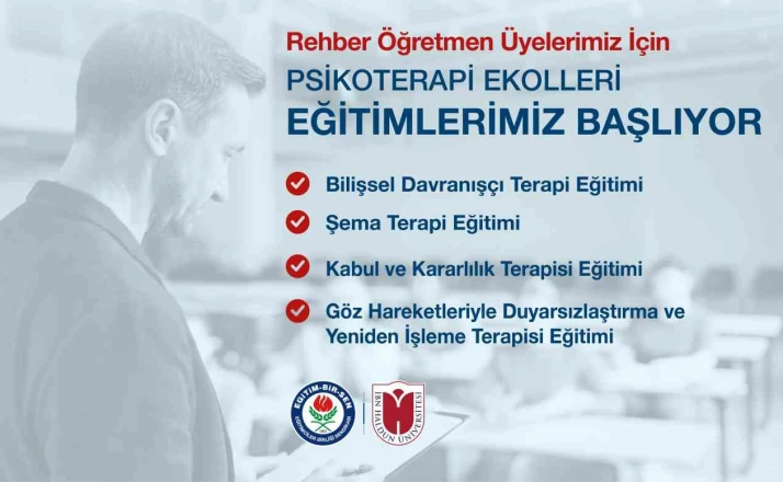 Eğitim-Bir-Sen’den rehber öğretmenlere psikoterapi eğitimi 