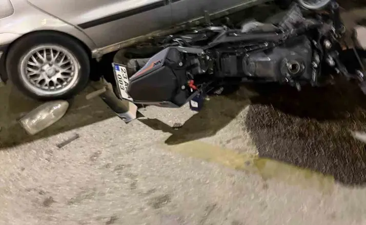 Elazığ’da otomobil ile motosiklet çarpıştı: 1 yaralı

