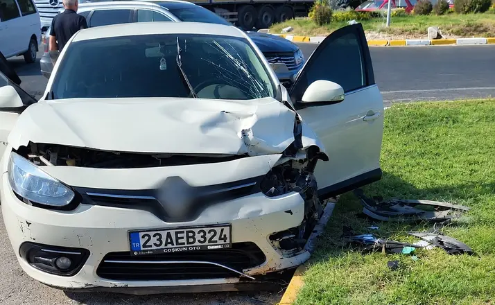 Elazığ’da trafik kazası: 1 yaralı
