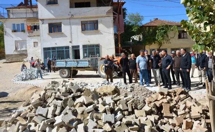 Emet Kaymakamı Başkapan, Eseler köyündeki çalışmaları inceledi
