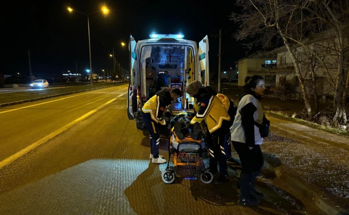 Ereğli'de motosiklet kazası: 1 yaralı