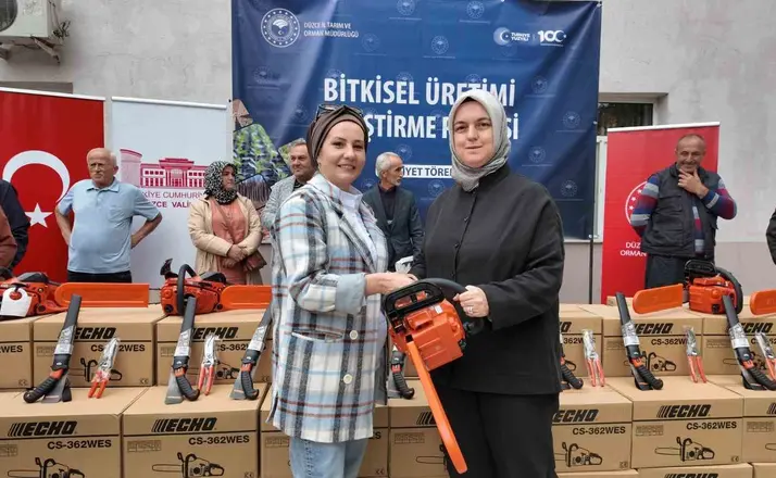 Fındıkta verim ve kalite için ekipman desteği
