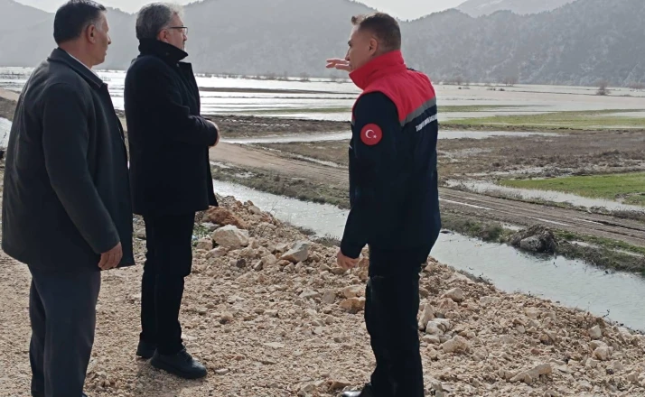 Gembos Ovası'nda taşkın sonrası inceleme