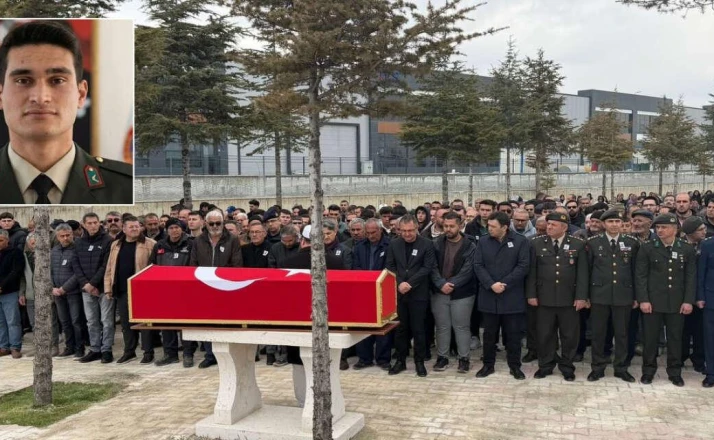 Genç yaşta hayatını kaybeden uzman çavuşa Konya’da acı veda