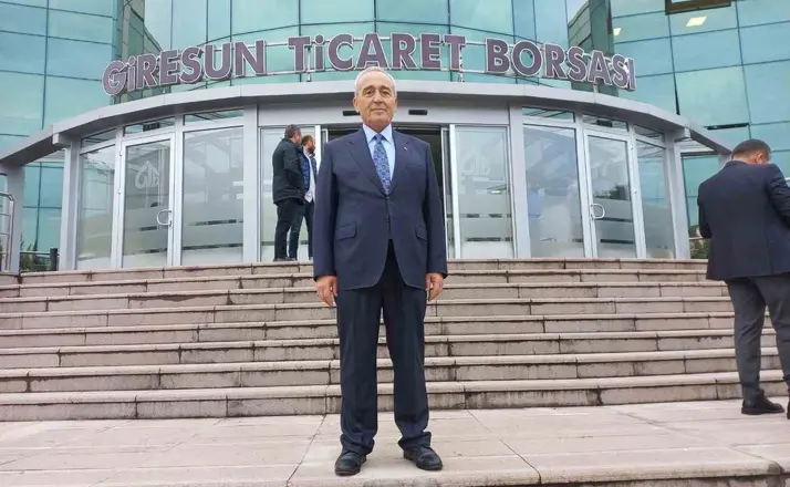 Giresun Ticaret Borsası’nda Hamza Bölük yeniden seçildi
