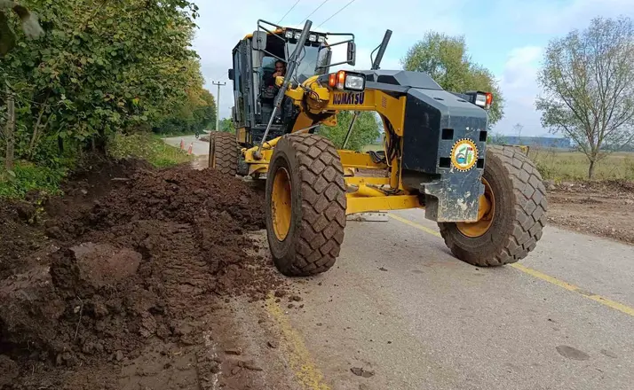 Gölyaka’da beton v kanal çalışması
