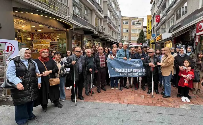 Görme engellilerden ’erişilebilirlik’ çağrısı
