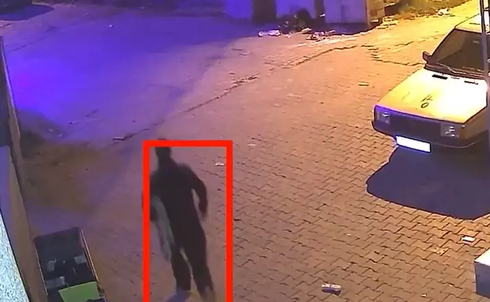 Halı hırsızlığı kamerada

