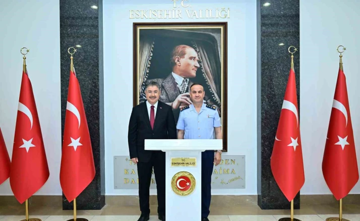 Hava Kuvvetleri Komutanlığına atanan Orgeneral Dalkıran’dan Vali Yılmaz’a veda ziyareti 
