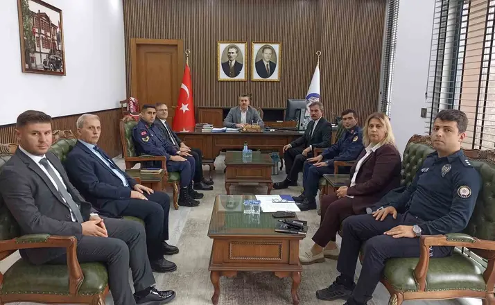 Havza’da KPSS sınavı için güvenlik toplantısı

