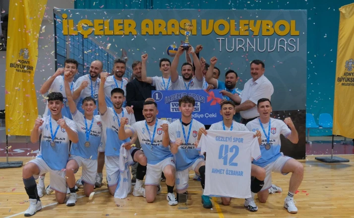 İlçeler Arası Voleybol Turnuvası'nda şampiyon Hadim oldu