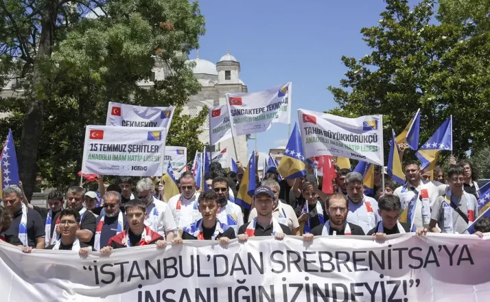 IGMG Türkiye Srebrenitsa Soykırımı için yola çıktı