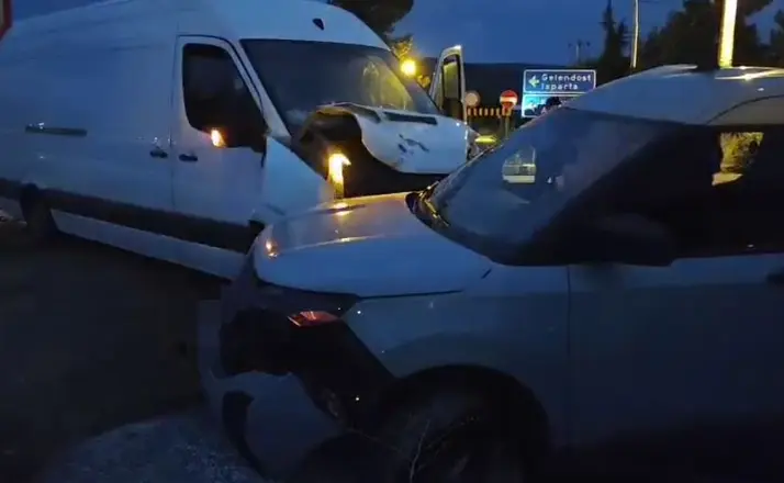Isparta’da iki araç çarpıştı: 1 yaralı
