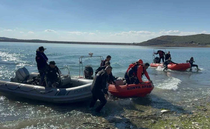 İvriz Baraj Gölü’nde gerçeğini aratmayan tatbikat