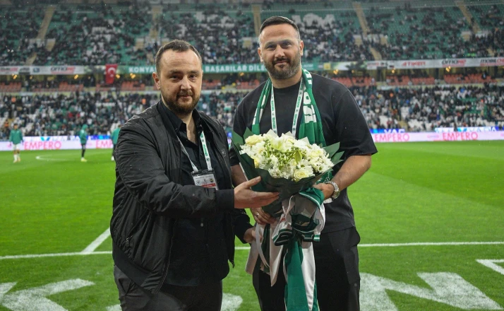 Jagos Vukovic yıllar sonra Konya'da! Konyaspor taraftarı eski yıldızını unutmadı