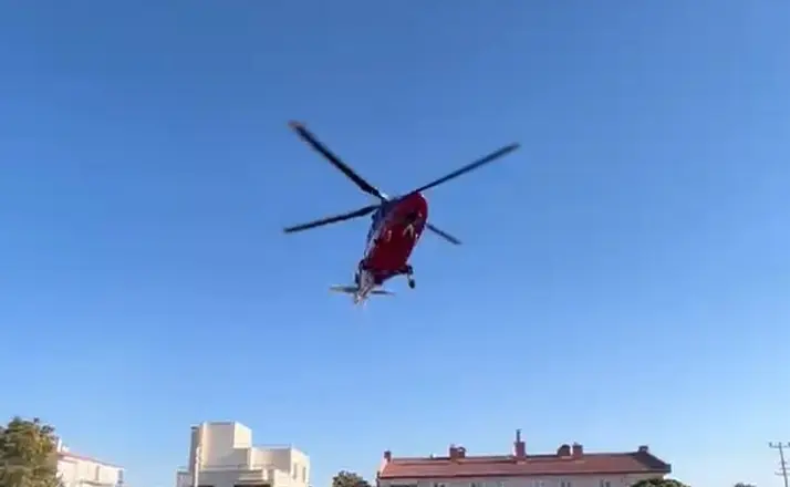 Kalp krizi geçiren hasta, hava ambulansıyla Konya'ya sevk edildi