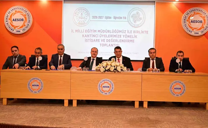 Kantinci esnafı ile eğitim yöneticilerinin sorun ve talepleri masaya yatırıldı
