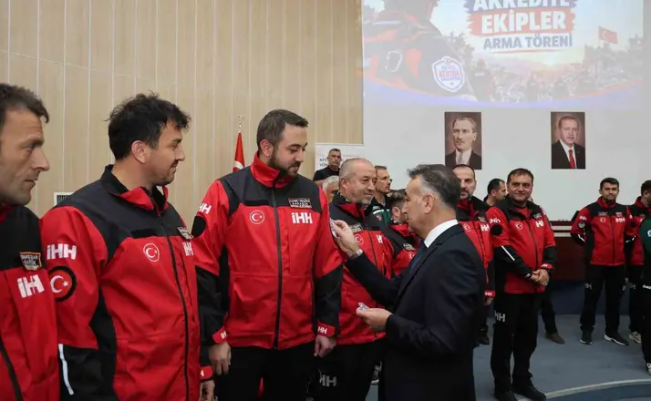 Karabük’te arama kurtarma ekipleri akreditasyon belgelerini aldı
