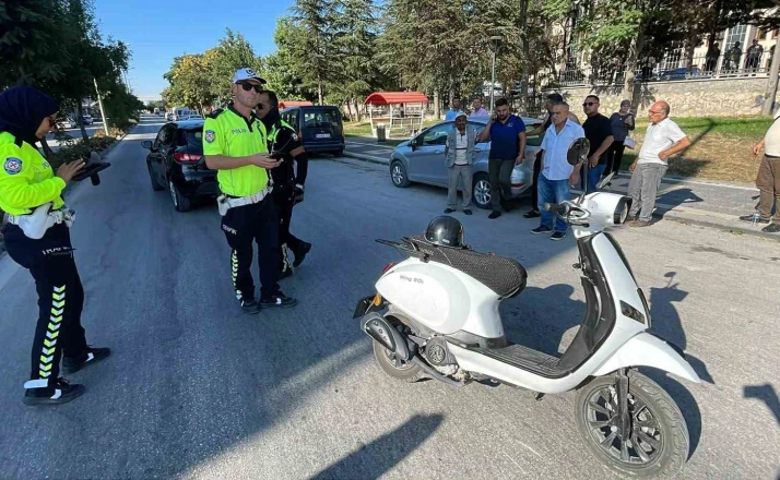 Karaman’da motosiklet kazası: 1 yaralı 