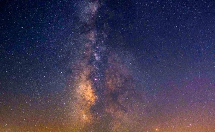 Karaman’da Perseid meteor yağmuru görüntülendi