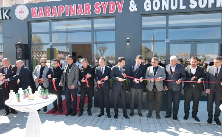 Karapınar’da "Gönül Sofrası" kapılarını açtı