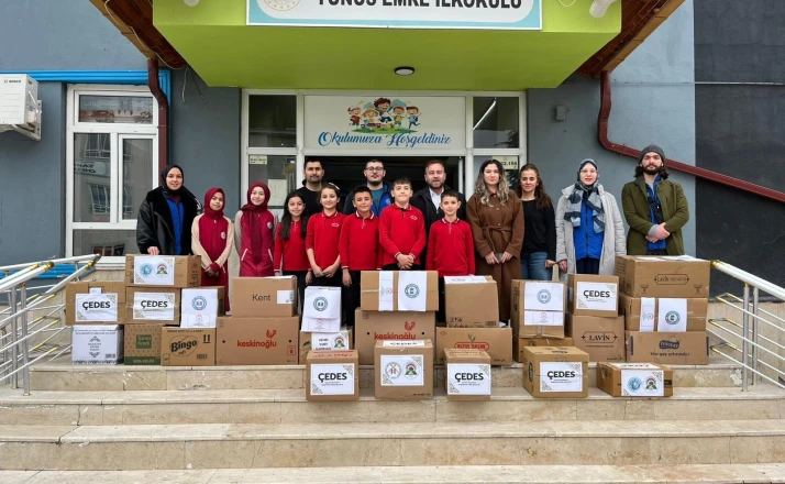 Karapınar'da üç okuldan Ramazan'da anlamlı dayanışma