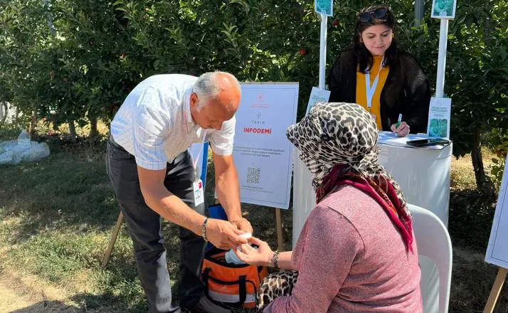 Karapınar’da Halk Sağlığı Haftası Etkinlikleri sahada ve hastanede sürdürüldü