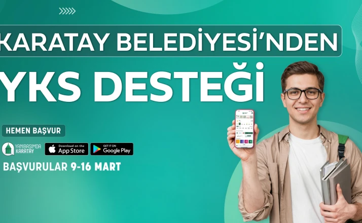 Karatay Belediyesi’nden YKS’ye girecek öğrencilere sınav ücreti desteği