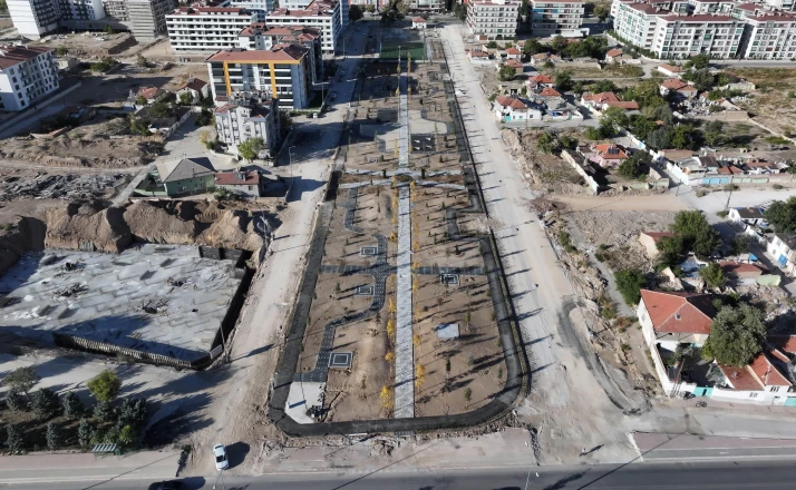 Karatay'da Çimenlik Mahalle Parkı'nda sona gelindi