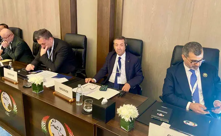 KKTC Dışişleri Bakanı Ertuğruloğlu, İİT Dışişleri Bakanları Konseyi Toplantısı’nda
