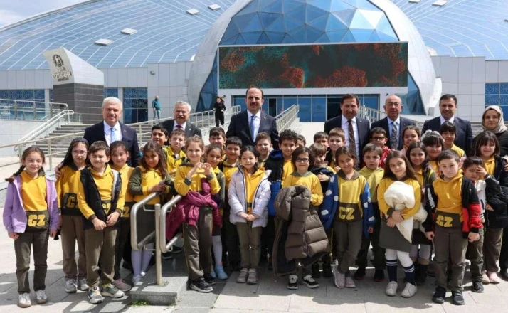 Konya Bilim Merkezi’ne protokol sürprizi