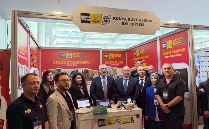 Konya Büyükşehir 10. Uluslararası İş Sağlığı ve Güvenliği Kongresi’nde “İyi Uygulama Örneklerini” sundu