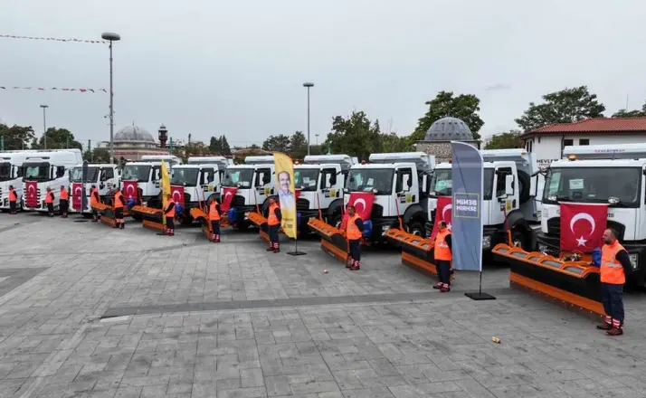Konya Büyükşehir filosuna 54 yeni araç: Maliyet 419 milyon lira