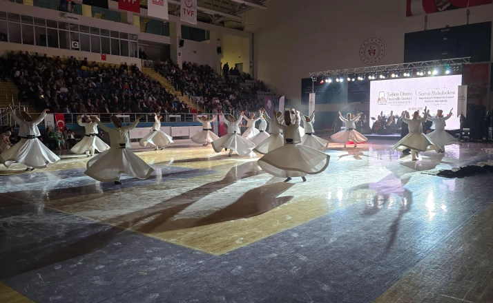 Konya Büyükşehir Türk Tasavvuf Musikisi ve Sema Topluluğu Afyonkarahisar’da Sema Mukabelesi gerçekleştirdi