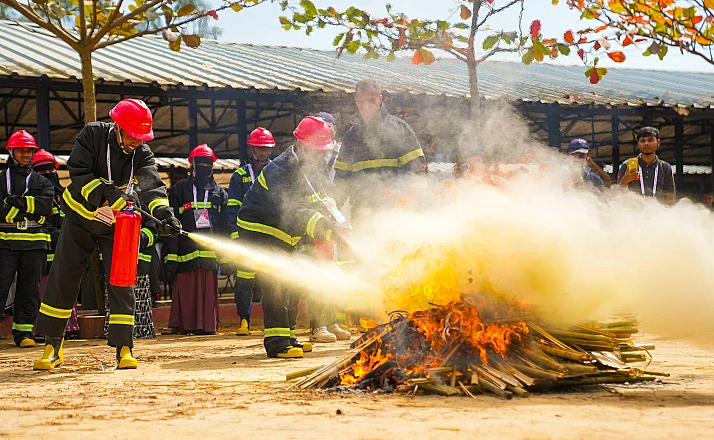 Konya Büyükşehir ve TİKA’dan Arakanlı mültecilere afet eğitimi
