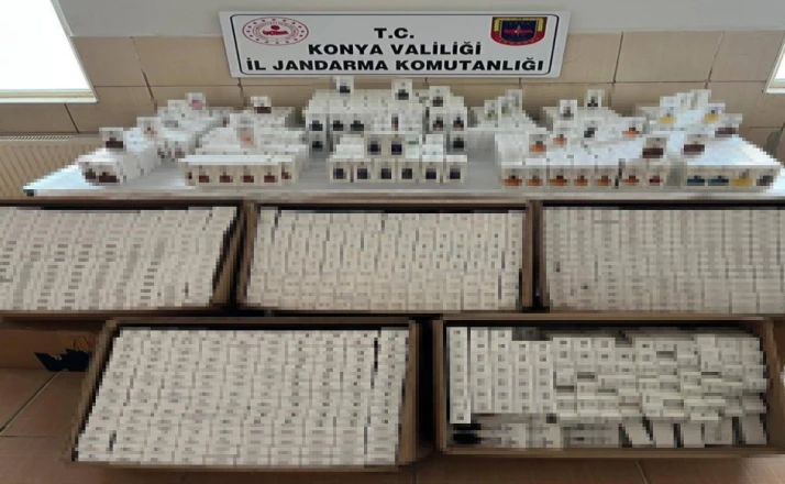 Konya’da 2 bin 500 adet kaçak parfüm ele geçirildi