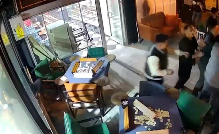 Konya'da gencin hayatını kaybettiği kavga anı kamerada