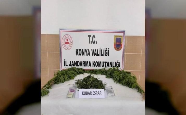 Konya'da jandarmadan 47 uyuşturucu operasyonu: 14 tutuklama