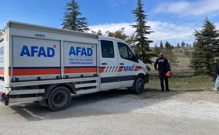 Konya'da kaçak kazı alanı bulundu