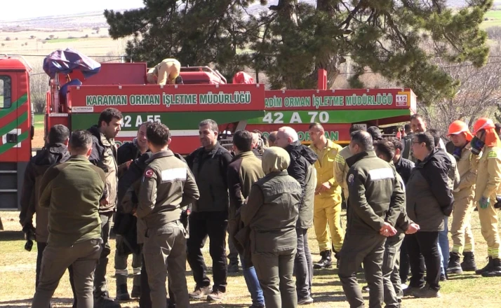 Konya’da ormancılar alevlere karşı zamanla yarıştı