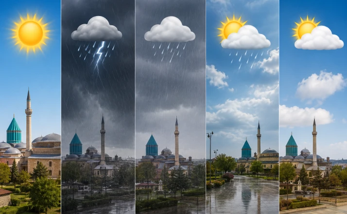 Konya’da Sağanak Alarmı! 31 İlçede Yağış Bekleniyor