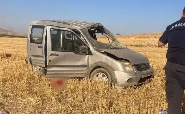 Konya'da Takla Atan Araç Can Aldı